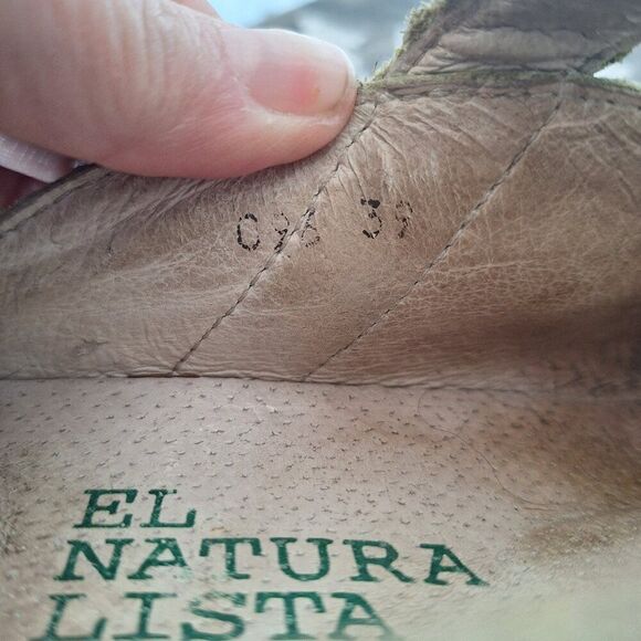 El Naturalista Women's Yggdrasil Mule US 8.5 Green  Leather Mary Jane Shoes - Picture 6 of 7